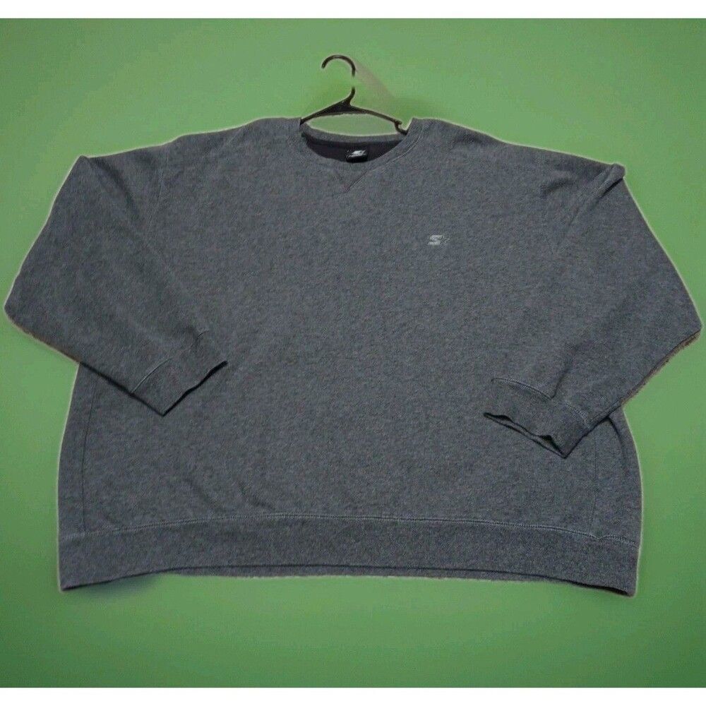 Vintage Starter Pro80 Sweatshirt Mens 3XL Dark Gray Heavyweight Blank 90s USA